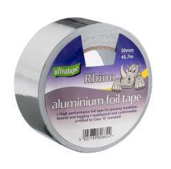 Ultratape - Aluminium Foil Tape 50mm x 45.7m - 0806505030WLUL