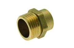 Endfeed Connector - 15mm X 1/2" Male Iron